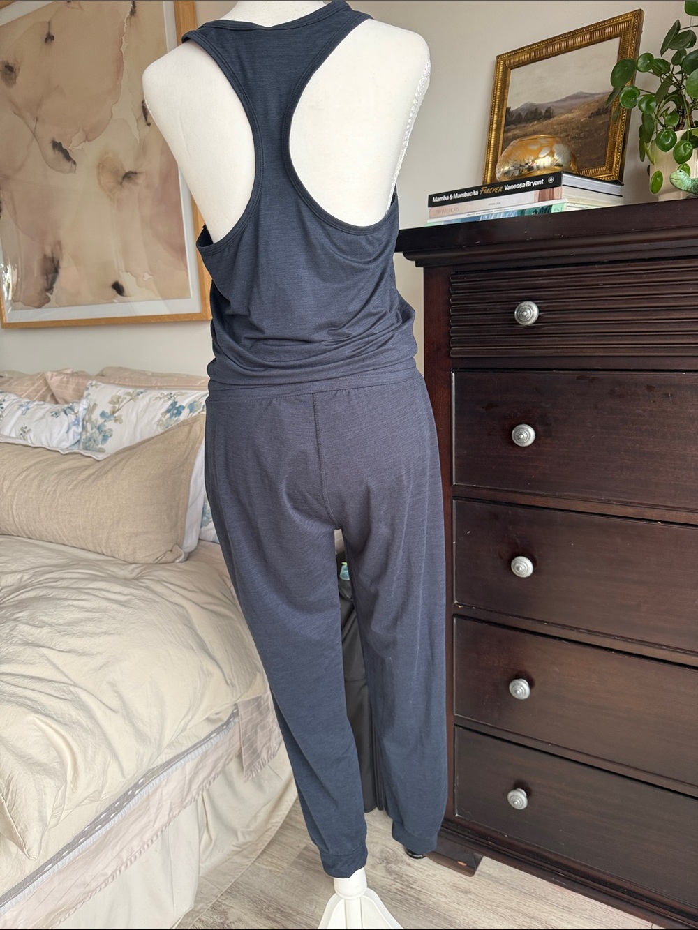 Vuori Navy Racer Back Jumpsuit - Picture 4 of 8
